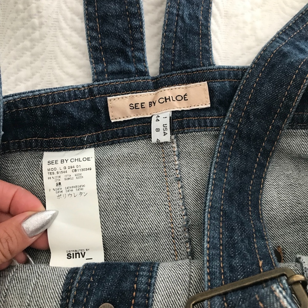 See by Chloe suspender dress / skirt . Size 8 - Picture 7 of 8